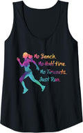 Womens No Bench Halftime Tshirt Marathon Runner Shirt Running Tank Top T Shirt Minimal Style