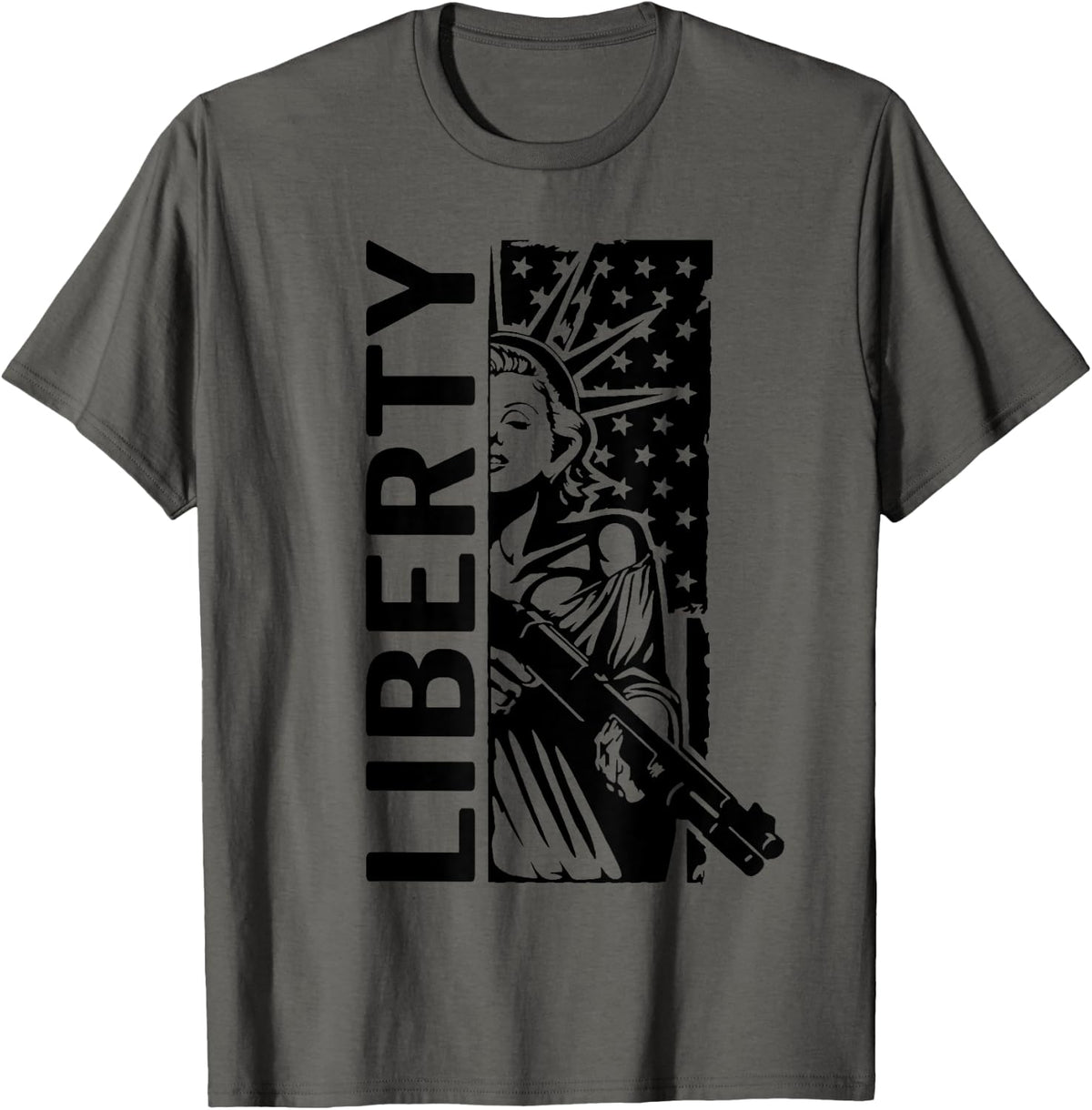 Liberty Lady Statue Shotgun Usa Pro Gun 2nd Amendment Apparel Clean Design