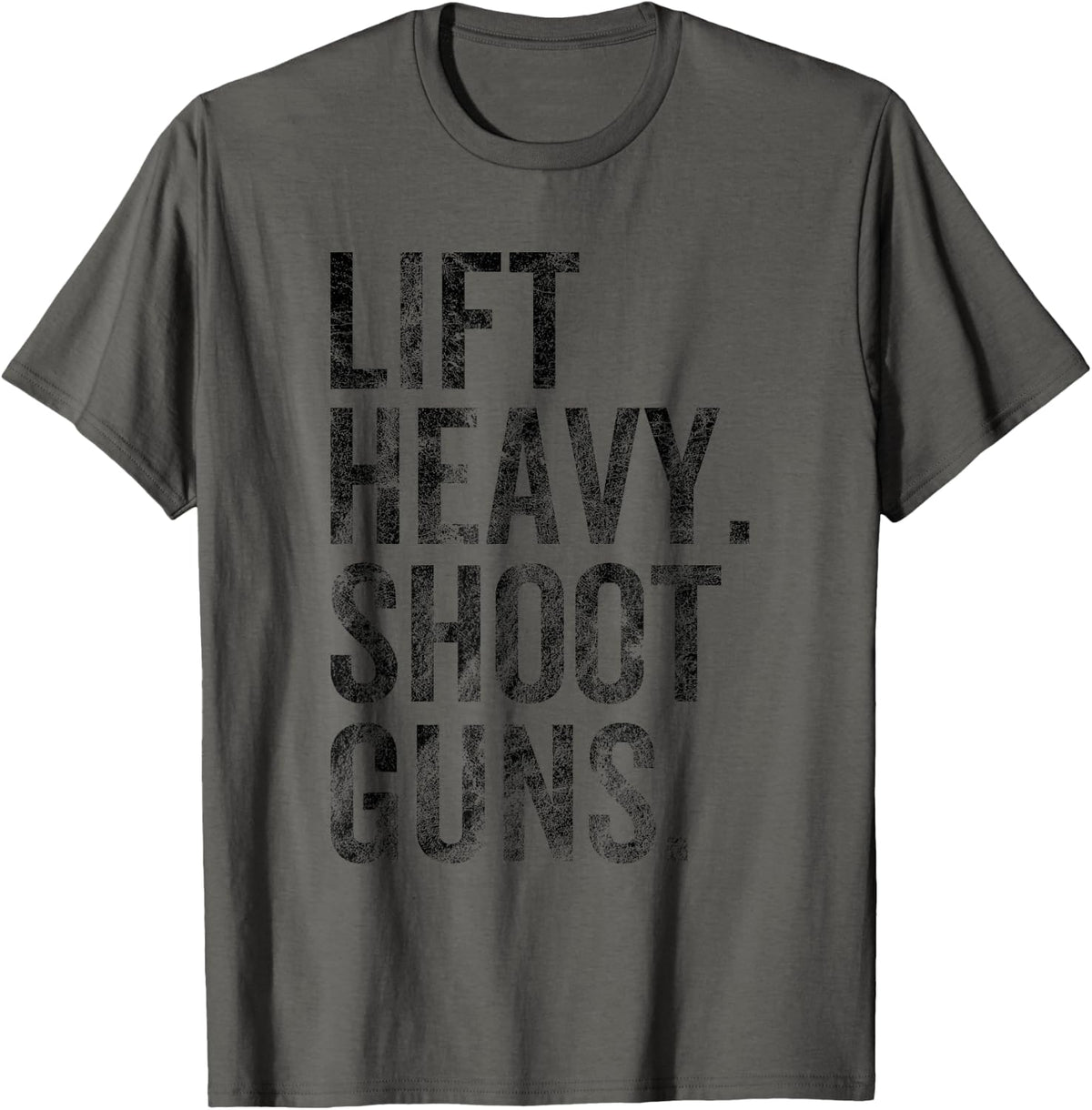 Lift Heavy Shoot Guns Hunting Lover Gym Workout Apparel Gift Ready