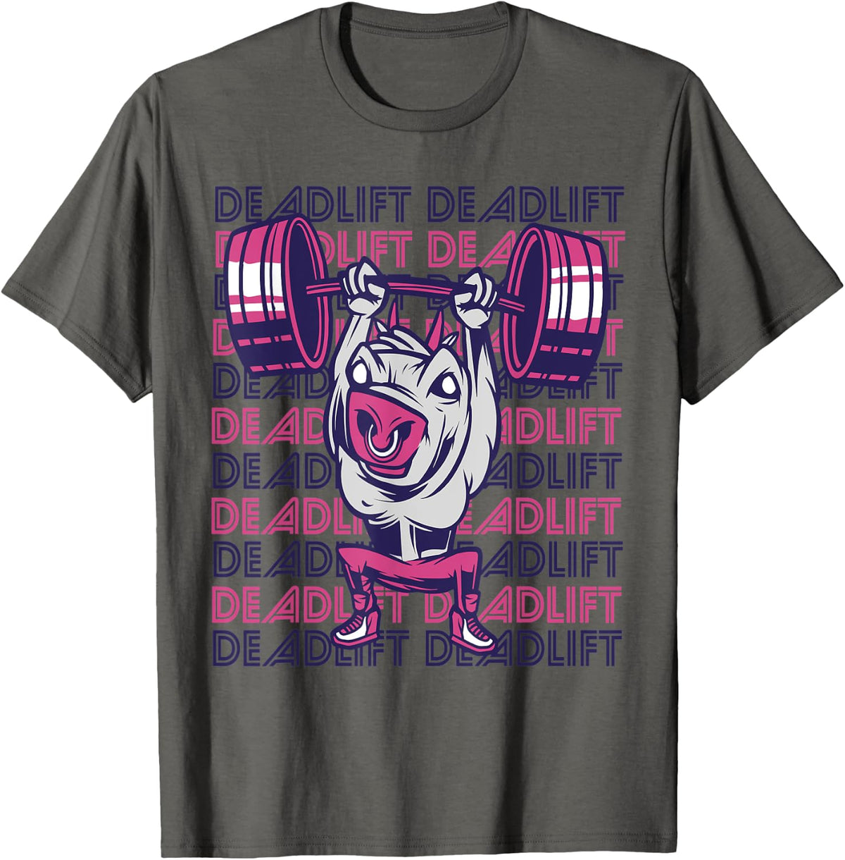 Deadlift Gym Workout Motivation Strong Bull Weight Training Apparel Gift Ready