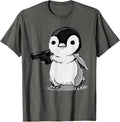 Eagerlys The Little Penguin Holding A Gun Vintage Art Apparel Gift Ready