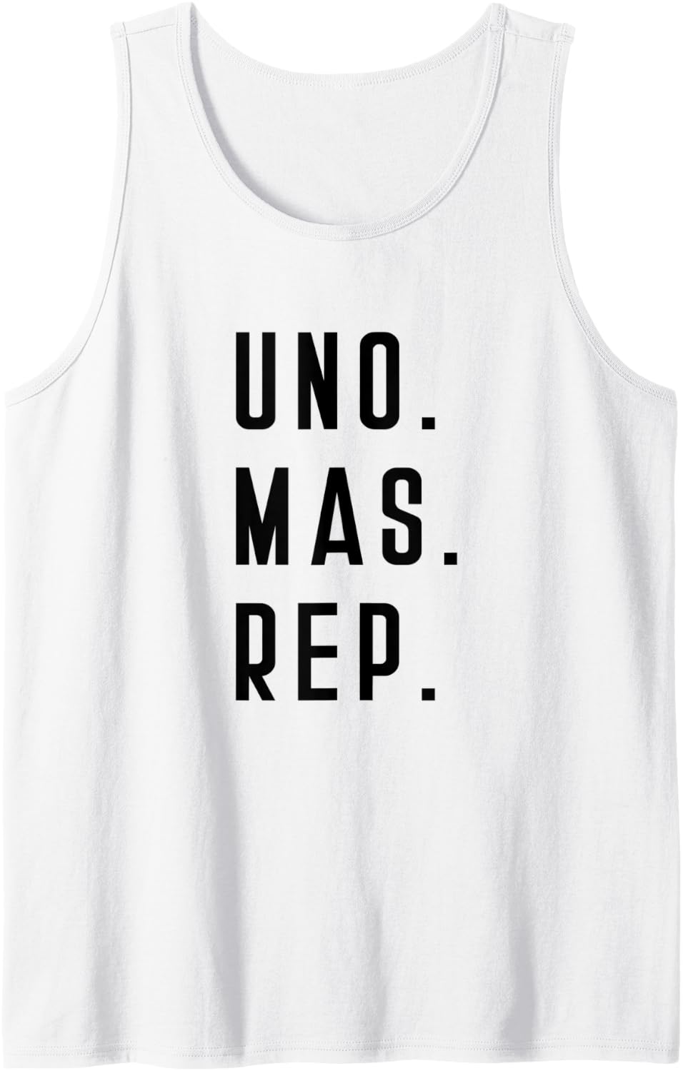 Uno Mas Rep Cinco De Mayo Spanish Weights Bench Squat Dead Tank Top Apparel Premium Print