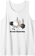 Funny Gym Workout Fitness Bench Press Egg Streme Lifting Tank Top Apparel Gift Ready