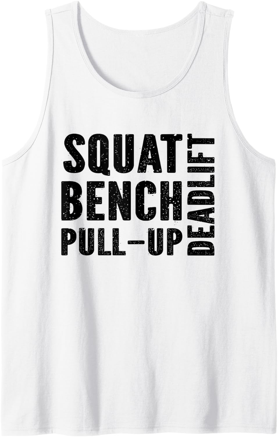 Bodybuilding Squat Bench Deadlift Pull Up Powerlifter Tank Top Apparel Gift Ready