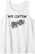 Strength Training Barbell Heavy Weightlifting Gym Tank Top Apparel US Trend