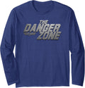 Top Gun Metallic Danger Zone Action Movie Long Sleeve Apparel Minimal Style