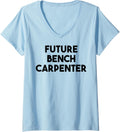 Womens Future Bench Carpenter V Neck Apparel Premium Print