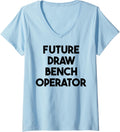 Womens Future Draw Bench Operator V Neck Apparel Minimal Style
