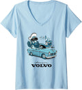 Womens Threadless Michael Jakobsen Volvo Amazon Graphic V-Neck