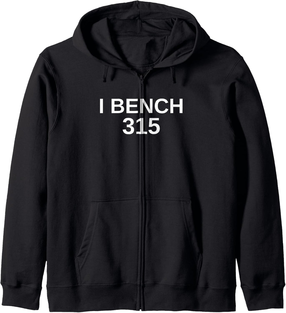 I Bench 315 Press Lb Club Weightlifting Zip Hoodie Hoodie Everyday Wear