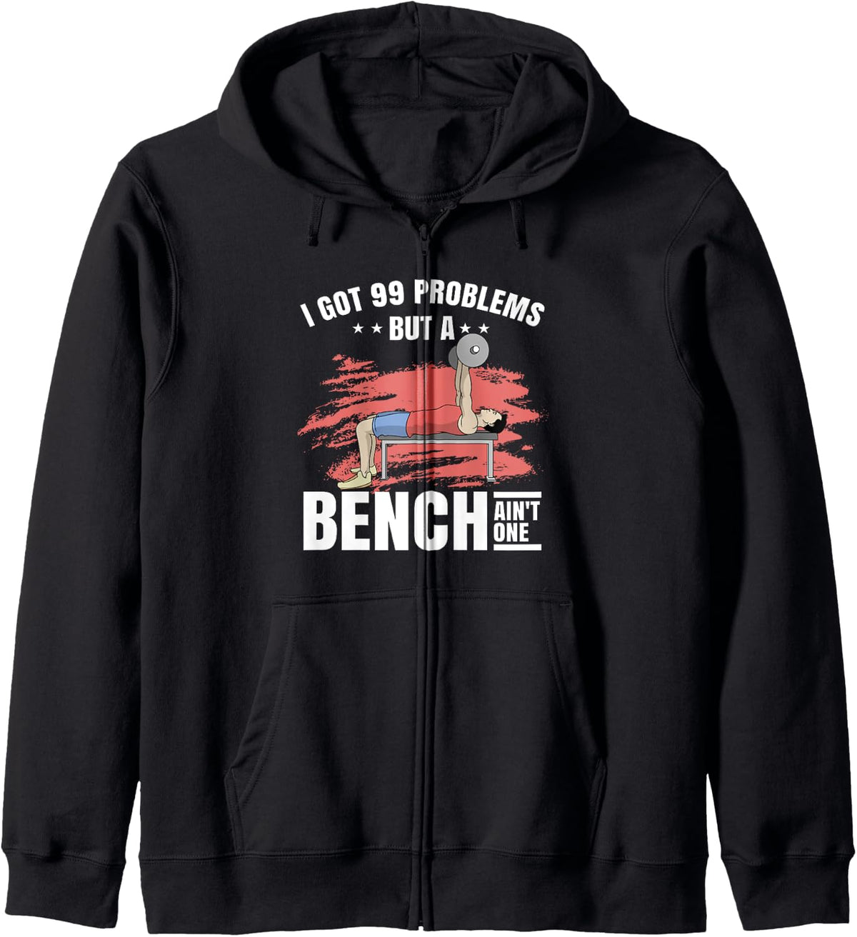 Benchpress Tshirt For Men Muscle Women Kids Weightlifting Zip Hoodie Hoodie US Trend