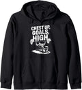 Incline Bench Press Bodybuilding Fitness Workout Gym Zip Hoodie Hoodie Minimal Style 2