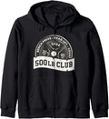 Bench Press Dead Lift Squat Club 500 Lbs Pound Weightlifting Zip Hoodie Hoodie Everyday Wear