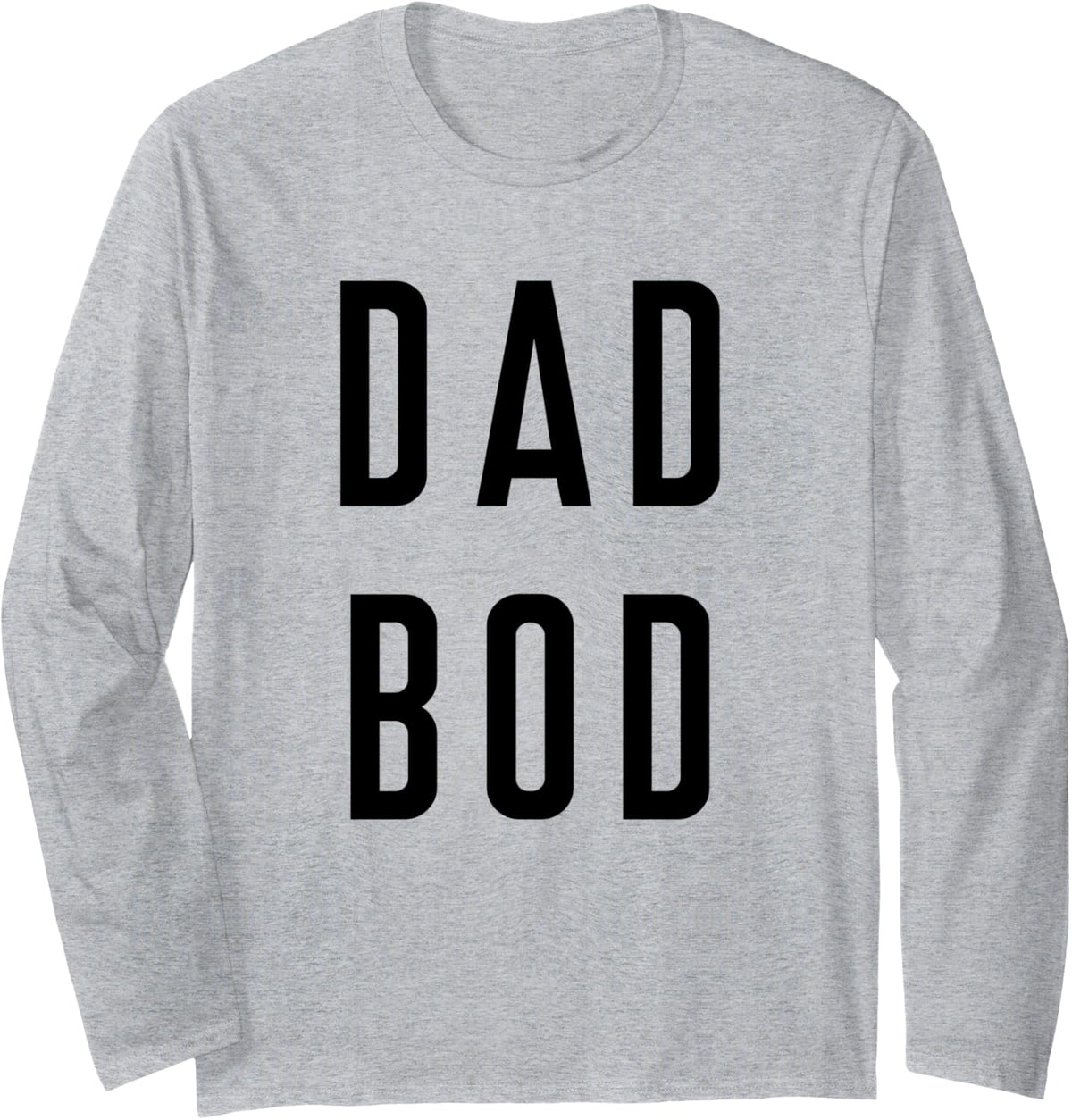 Dad Bod Funny Fathers Day Weights Bench Squat Run Sports Long Sleeve Apparel Premium Print