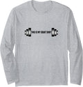 Funny Saying Powerlifter Squats Strength Training Long Sleeve Apparel Everyday Wear