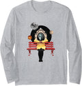 Alien Head Space Planets Bench Long Sleeve Apparel US Trend