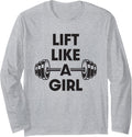 Lift Like A Girl Long Sleeve Apparel US Trend 2