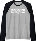 Conquer Squat Bench Press Deadlift Gym Powerlifting Raglan Baseball Tee T Shirt Clean Design