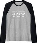 Strongman Deadlift Squat Bench Press Raglan Baseball Tee T Shirt US Trend