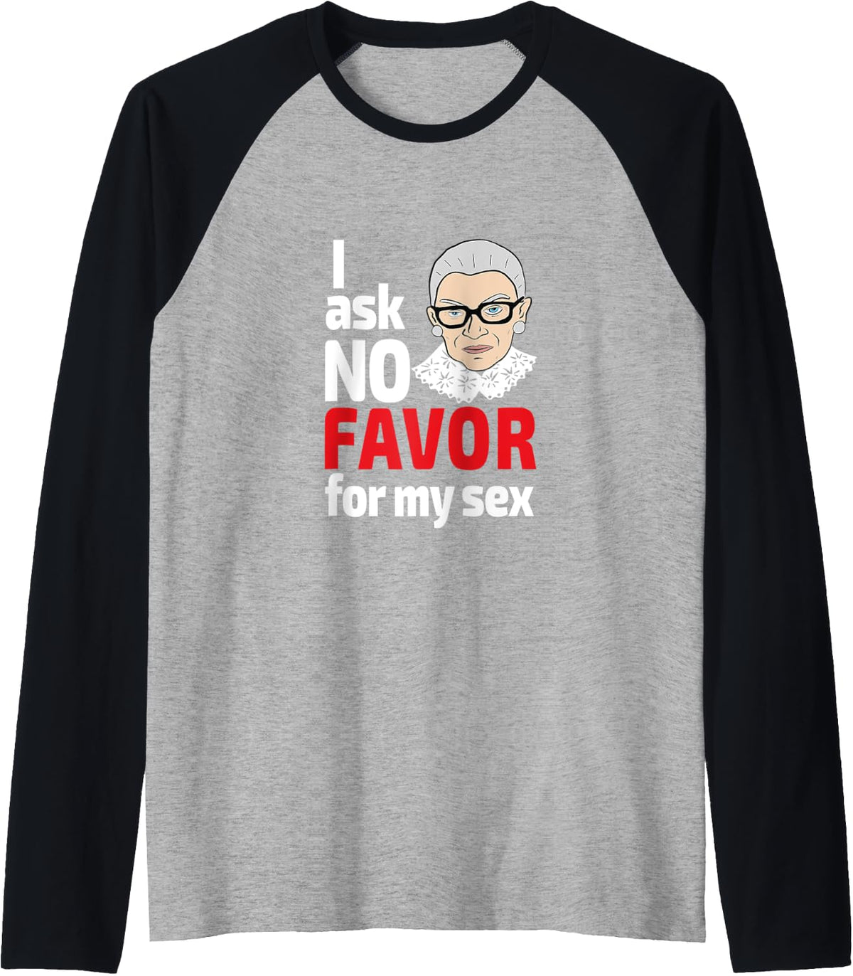 Rbg Mensch On The Bench Raglan Baseball Tee T Shirt Everyday Wear