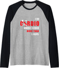 I Do Cardio When Bench For More Than 5 Reps Bodybuilder Raglan Baseball Tee T Shirt Everyday Wear