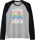 The Best Players Are On Bench Piano Pianist Musician Key Raglan Baseball Tee T Shirt Premium Print 2