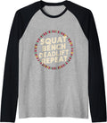 Squat Bench Deadlift Repeat Raglan Baseball Tee T Shirt Premium Print