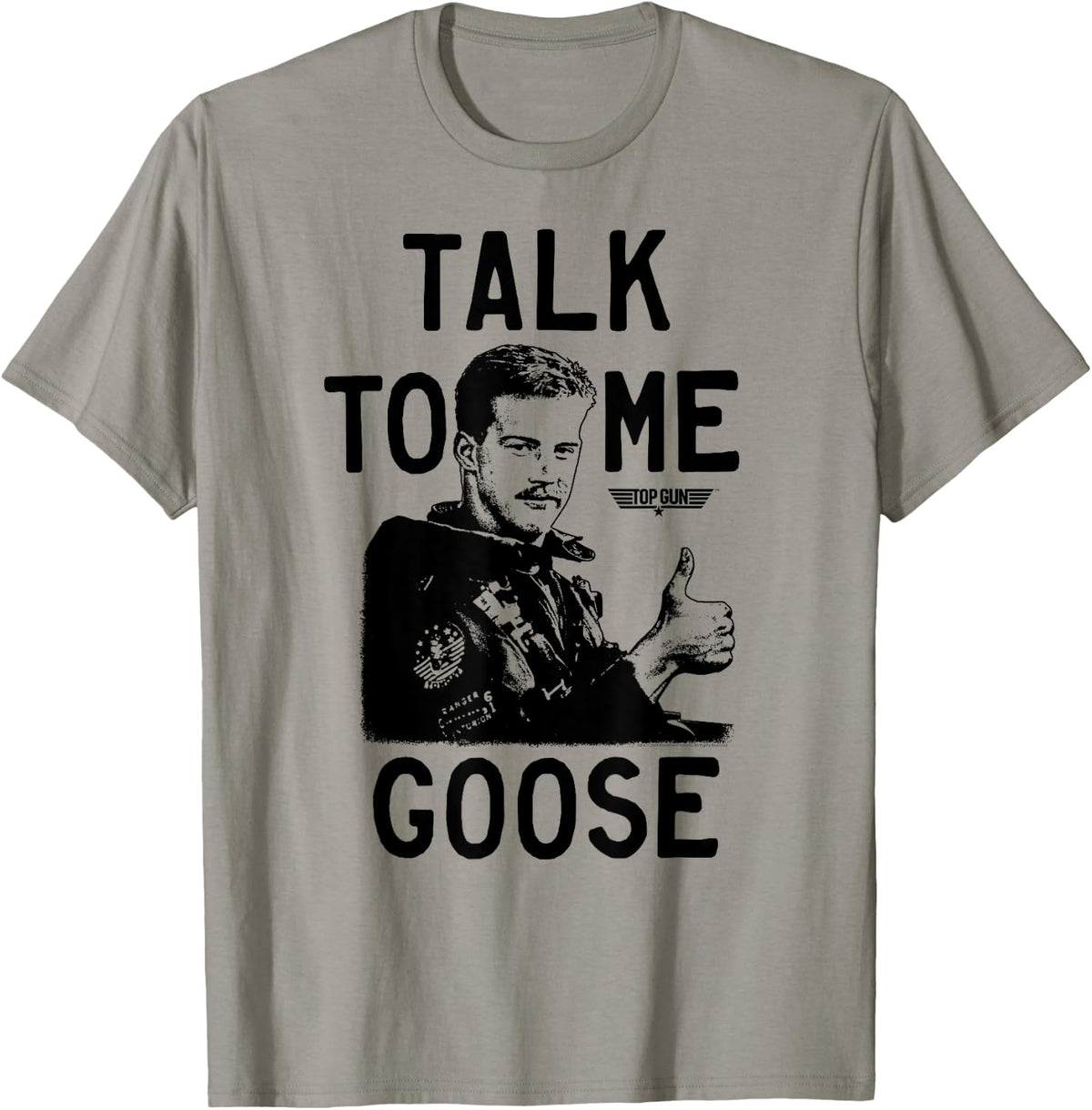 Top Gun Talk To Me Goose Illustration Action Movie Apparel Premium Print