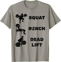 Squat Bench Deadlift Powerlifting Apparel Premium Print 3