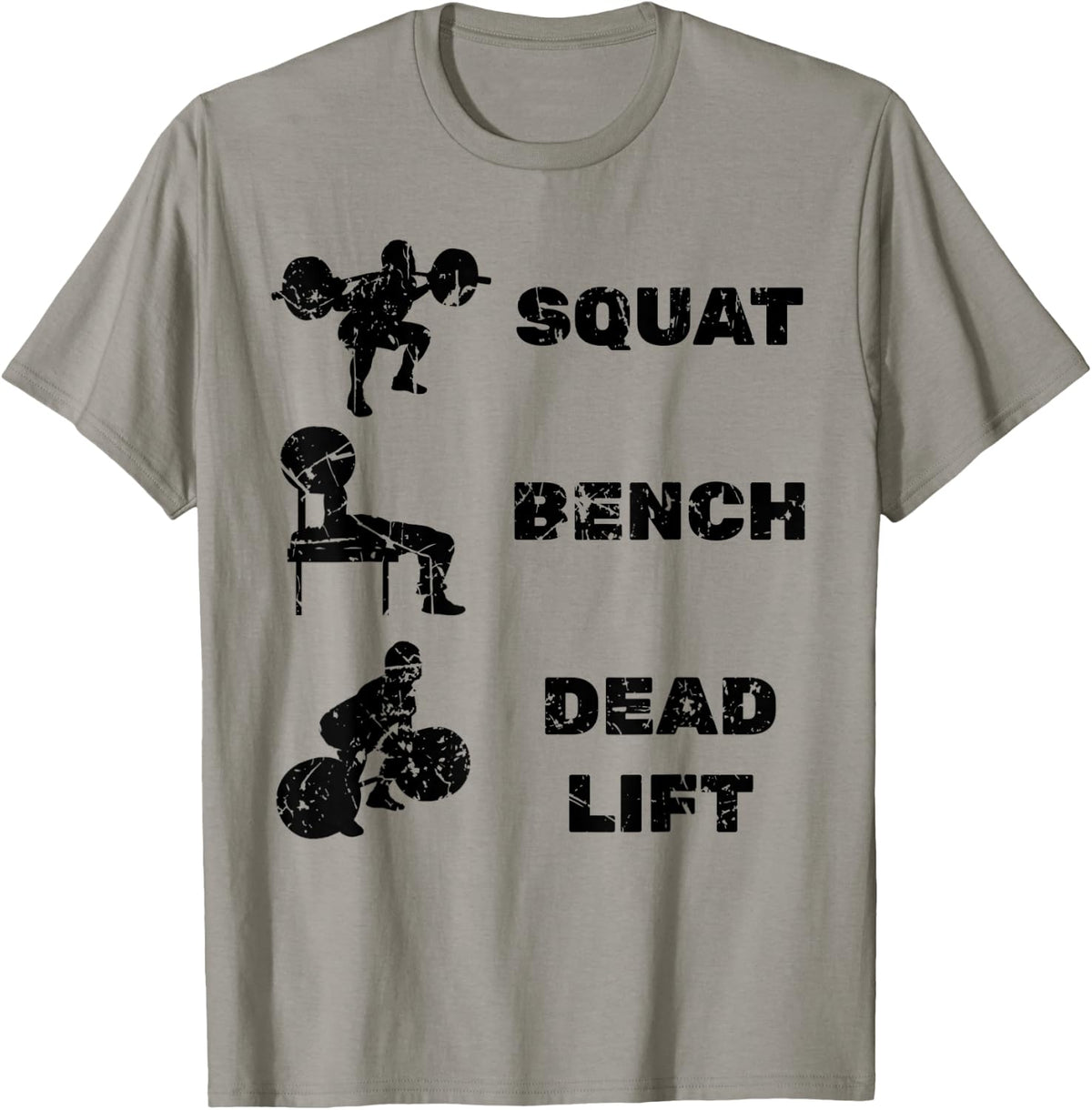 Squat Bench Deadlift Powerlifting Apparel Premium Print 3