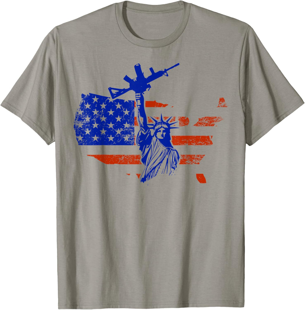 Ar 15 Statue Of Liberty Second Amendment Gun Owner Rights Apparel Gift Ready