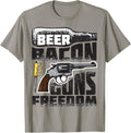 Cute Remarkable Beer Bacon Guns Freedom Usa Gift Apparel Gift Ready