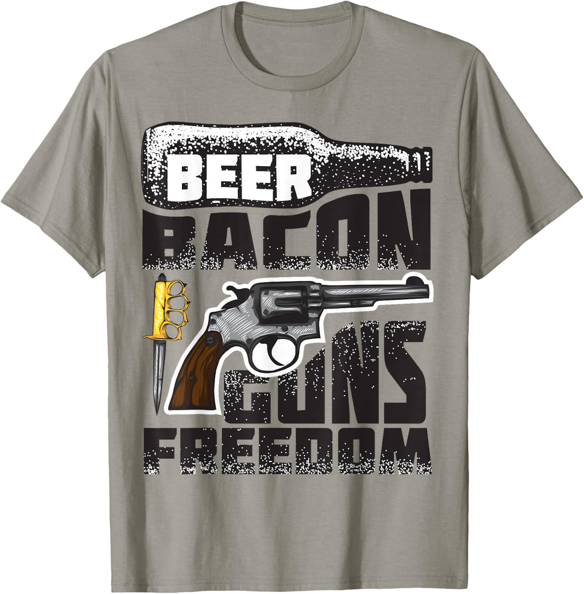 Cute Remarkable Beer Bacon Guns Freedom Usa Gift Apparel Gift Ready