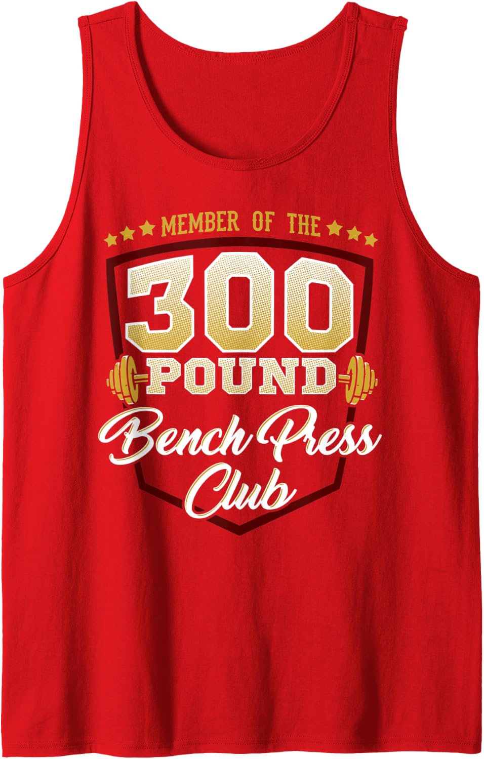 300 Pound Bench Press Club Gym Tank Top Apparel Premium Print
