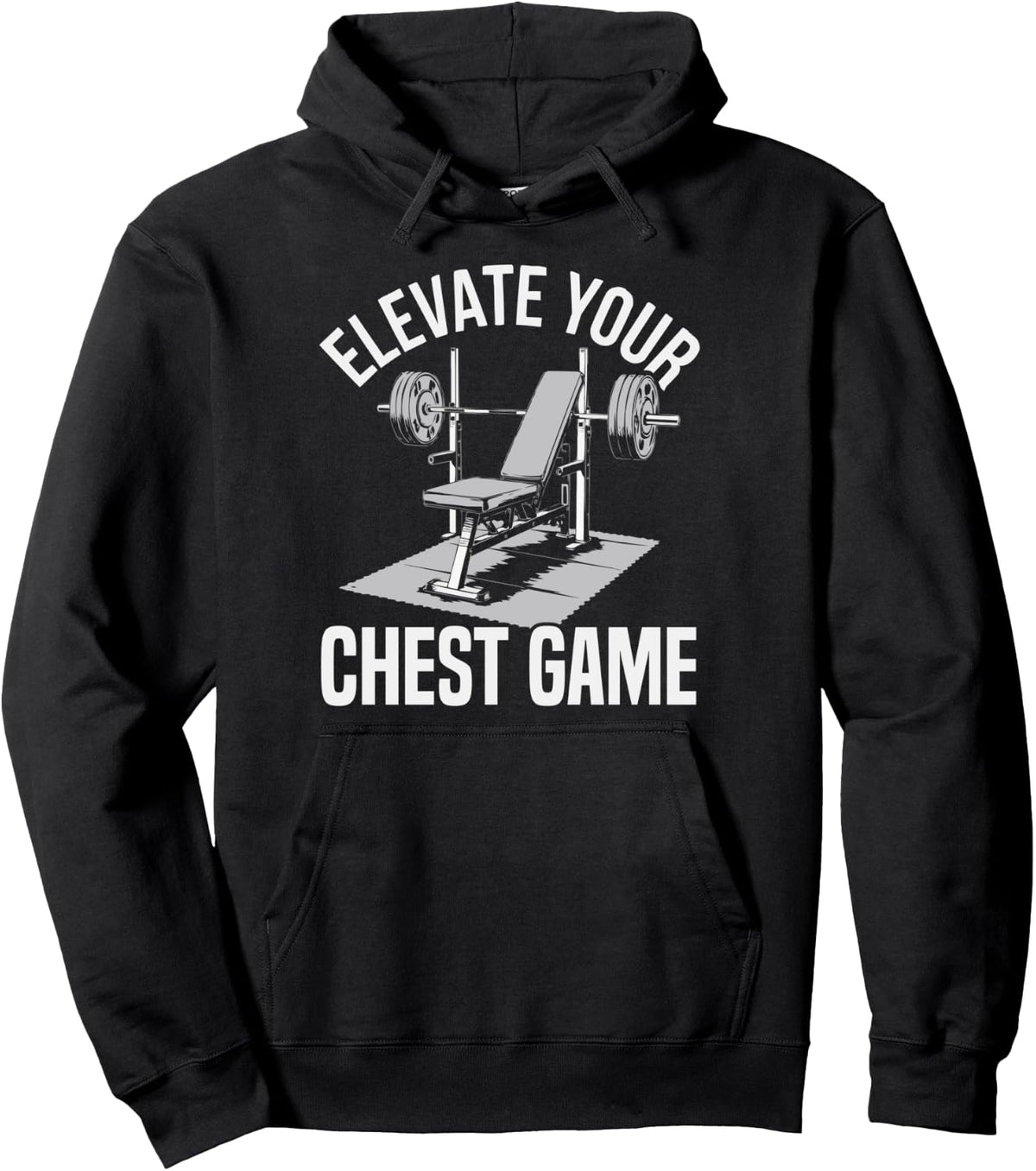 Incline Bench Press Bodybuilding Fitness Workout Gym Pullover Hoodie Hoodie Minimal Style 2