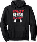 Squat Bench Deadlift Gym Weightlifting Women Pullover Hoodie Hoodie Premium Print