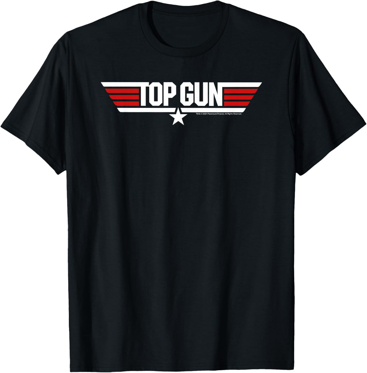 Top Gun White Classic Logo Apparel Minimal Style