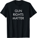 Gun Rights Matter Apparel Clean Design