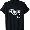 Detroit Smoking Gun Michigan Tshirt T Shirt Premium Print 2