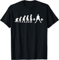 Funny Human Powerlifting Evolution Weightlifter Bench Press Apparel Minimal Style