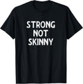 Fitness Strong Not Skinny Gym Workout Benchpress Apparel Premium Print
