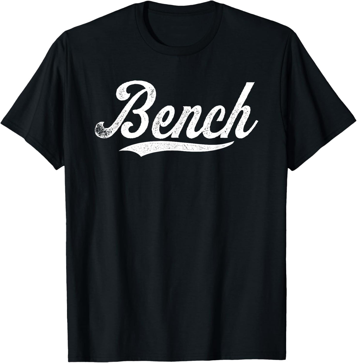 Distressed Script Justin Bench Prospect Baseball Fan Gear Apparel Premium Print