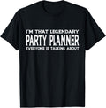 Group Trip Party Planner Job Title Employee Funny Worker Shirt 5