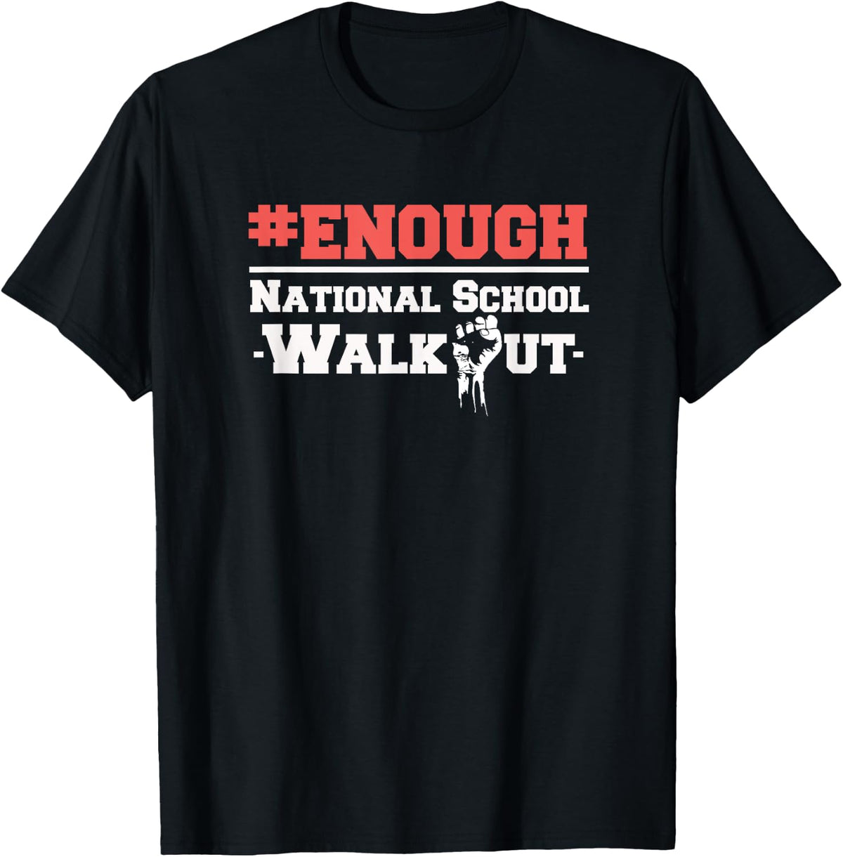 National School Walkout Boycott Tshirt Anti Gun Pro T Shirt Clean Design