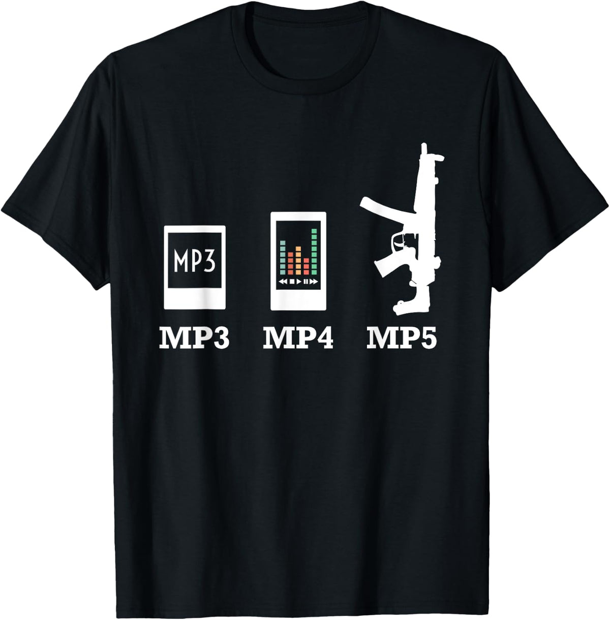 Mp3 Mp4 Mp5 Funny 2nd Amendment Support Shirt T Shirt Gift Ready