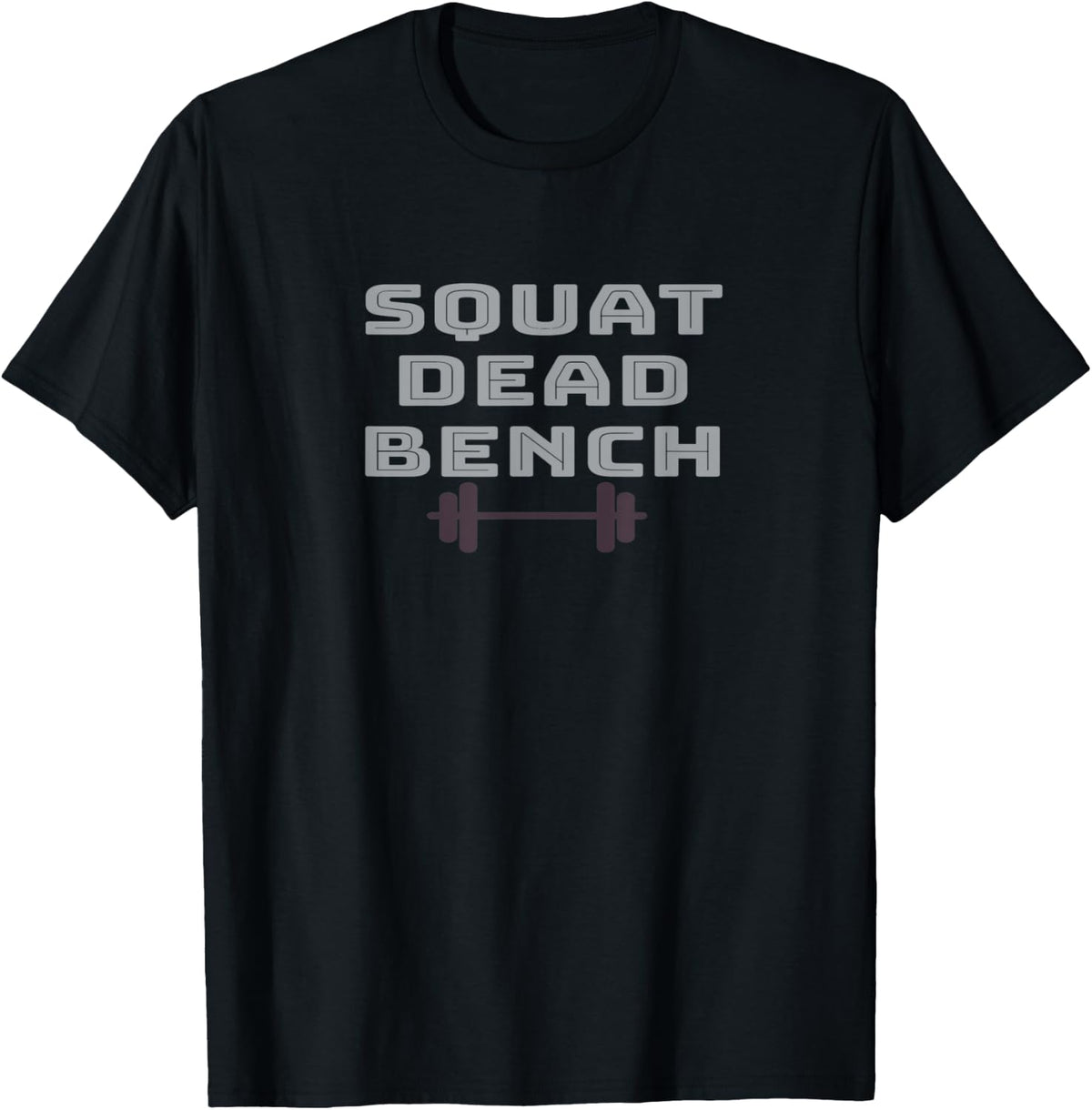 Squat Dead Bench Top Apparel Clean Design