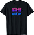 Bisexual Pride Cuffed Jeans Lemon Bars Finger Guns Apparel Premium Print