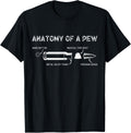 Funny Bullet Anatomy Of A Pew Gun Weapon Owner Apparel Premium Print
