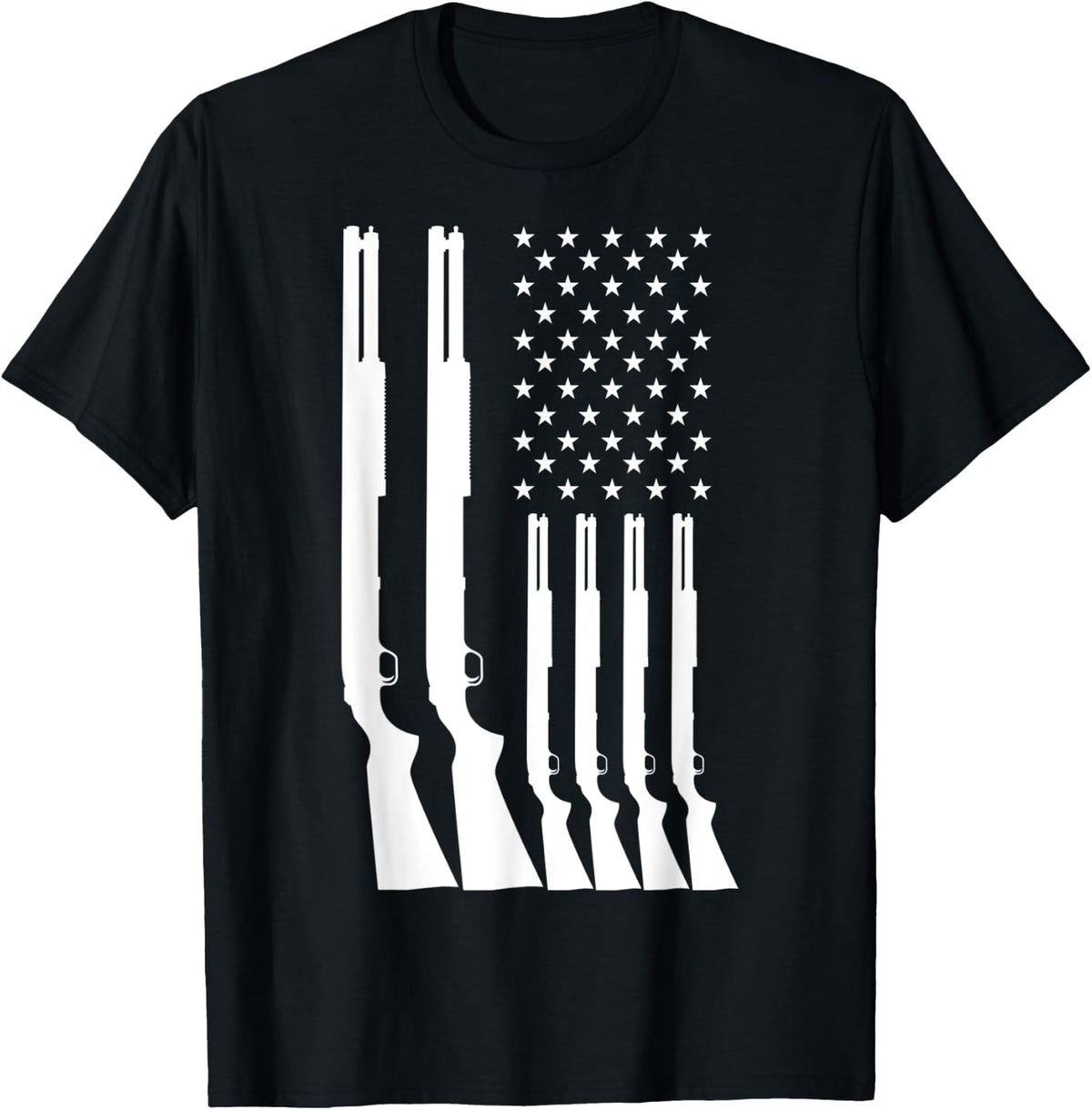 American Flag 4th July Patriotic Graphic Guns Fathers Day T Shirt For Women Men T Shirt Gift Ready