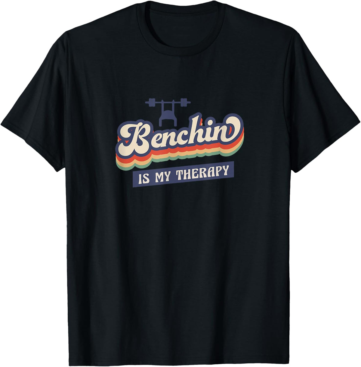 Benchpress As Therapy Powerlifting Gym Training Apparel Premium Print